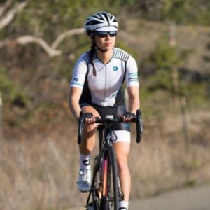 Pactimo Cycling Kit Teal White S/M